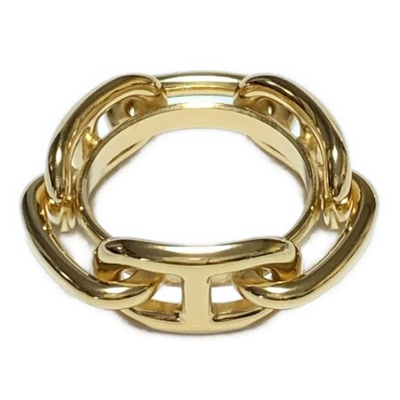 HERMES Chaine D'ancre - Gold Hardware None Scarf Ring 182-072825 - Picture 1 of 3